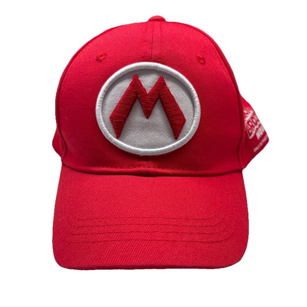 The Super Mario Bros Movie Nintendo Red Snapback Hat‎ Baseball Cap Promo Logo